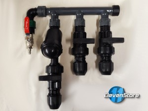 MANUELL 2 STATIONEN VERTEILER MIT FILTER