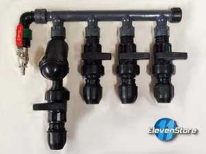 MANUELL 3 STATIONEN VERTEILER MIT FILTER